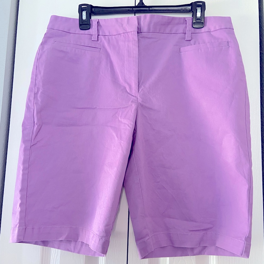Lands end ladies lilac shorts size 12 tall